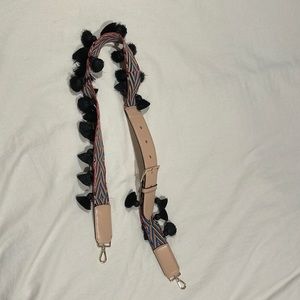 Kate Spade Colorful Purse Strap with Tassels